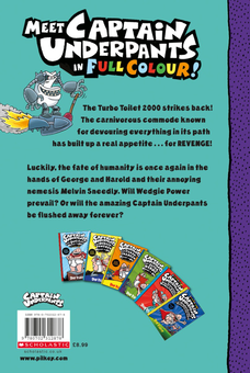 Бумажная книга «Captain Underpants and the Tyrannical Retaliation of the Turbo Toilet 2000», автор Дэв Пилки - фото №2 - миниатюра