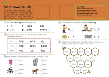 Бумажная книга «10 Minutes a Day Spelling Fun Ages 5-7 Key Stage 1», автор Кэрол Вордерман - фото №2 - миниатюра