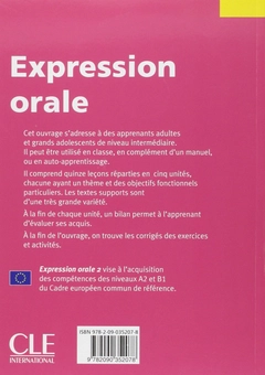Паперова книга «Competences Oral Expression.  Level 2 (+CD)», автор Мішель Барфеті - фото №2 - мініатюра