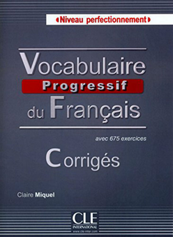 Паперова книга «Corriges vocabulaire progressif du francais niveau perfectionnement (French Edition) », автор Клер Мікель - фото №1 - мініатюра