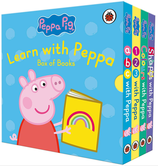 Паперова книга «Peppa Pig: Learn with Peppa Pig. Box of Books» - фото №1 - мініатюра