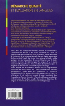 Бумажная книга «Collection F - hors série - Démarche qualité et évaluation en langues», авторов Bruno Megre, Patrick Riba - фото №2 - миниатюра