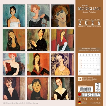 Паперова книга «Modigliani. Sensual Portraiture 2026» - фото №2 - мініатюра