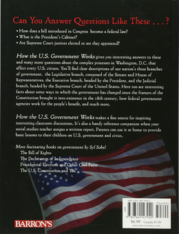 Бумажная книга « How the U.S. Government Works», автор Сил Собел - фото №2 - миниатюра