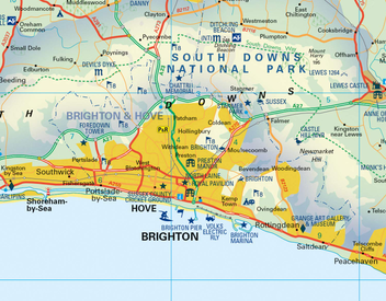 Бумажная книга «South Downs National Park Pocket Map» - фото №5 - миниатюра