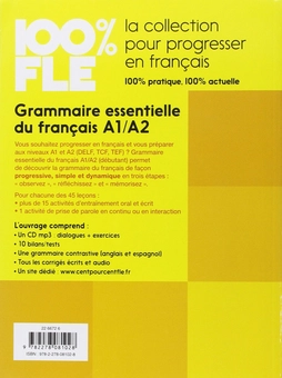 Паперова книга «100% FLE Grammaire essentielle du francais A1/A2 2015 - livre cd + 675 Exercices» - фото №2 - мініатюра