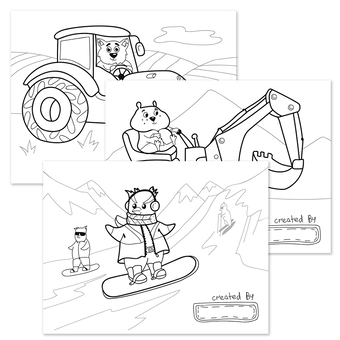 Паперова книга «Jumbo Multi-Theme Coloring Books for Kids Ages 4-8» - фото №3 - мініатюра