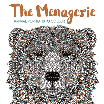 Паперова книга «The Menagerie. Animal Portraits to Colour», авторів Клер Скаллі, Річард Мерріт - фото №1 - мініатюра