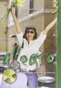 Бумажная книга «Allegro Libro Dello Studente 3 (+CD)», автор Рената Мерклингхаус - фото №1 - миниатюра