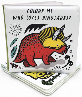 Паперова книга «Colour Me. Who Loves Dinosaurs?», автор Сур’я Саджнані - фото №1 - мініатюра