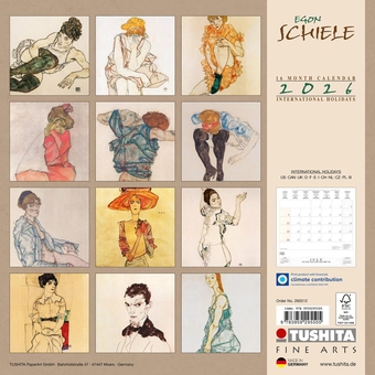 Паперова книга «Egon Schiele. Drawings 2026» - фото №2 - мініатюра