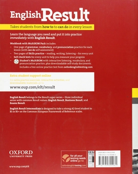 Паперова книга «English Result Intermediate: Workbook with MultiROM Pack», автор Джо МакКенна - фото №2 - мініатюра