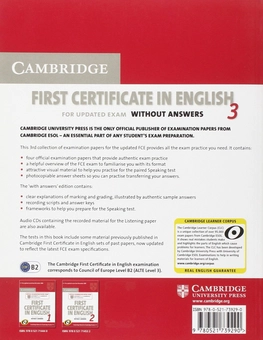 Бумажная книга «Cambridge First Certificate in English 3» - фото №2 - миниатюра