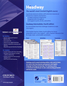 Паперова книга «New Headway English Course: Intermediate Teachers Book Pack», автор Дженні Квінтана - фото №2 - мініатюра