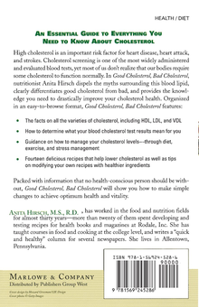 Бумажная книга «Good Cholesterol, Bad Cholesterol. An Indispensable Guide to the Facts about Cholesterol», автор Анита Хирш - фото №2 - миниатюра