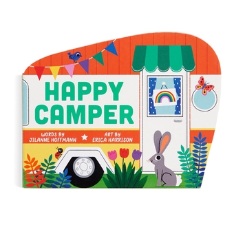 Бумажная книга «Happy Camper Shaped Board Book», автор Джилане Гофман - фото №2 - миниатюра