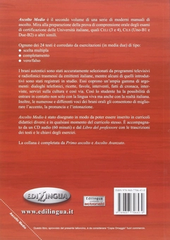 Паперова книга «Ascolto: Ascolto Medio-Libro (+CD)» - фото №2 - мініатюра
