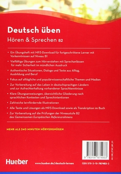 Паперова книга «Deutsch Uben. Horen + Sprechen B2mit Audios online», автор Аннелі Білліна - фото №2 - мініатюра