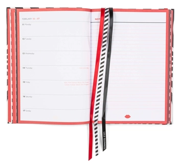 Бумажная книга «Lulu Guinness: A5 2019 Optical Stripe Diary» - фото №2 - миниатюра
