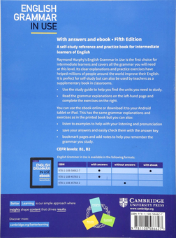 Паперова книга «English Grammar in Use Book with Answers and Interactive eBook: A Self-study Reference and Practice Book for Intermediate Learners of English 5th Edition», автор Реймонд Мерфі - фото №2 - мініатюра