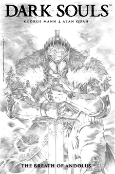 Бумажная книга «Dark Souls Volume 1: The Breath of Andolus Artist's Edition», автор Джордж Манн - фото №2 - миниатюра