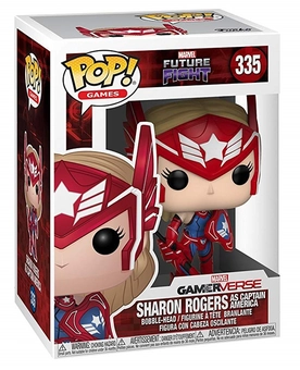 «Коллекционная фигурка Funko Pop! Pop Games Marvel Future Fight Шерон Роджерс (FK26853)», бренда Funko Pop - фото №3 - миниатюра