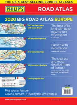 Бумажная книга «2020 Philip's Big Road Atlas Europe : (A3 Spiral binding)» - фото №2 - миниатюра