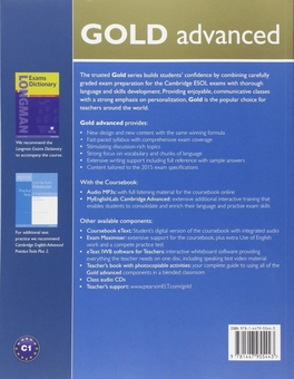 Паперова книга «Gold Advanced. Coursebook with MyLab Pack», авторів Саллі Берджесс, Аманда Томас - фото №2 - мініатюра