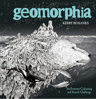 Паперова книга «Geomorphia. An Extreme Colouring and Search Challenge», автор Кербі Розанес - фото №1 - мініатюра