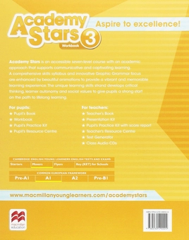 Паперова книга «Academy Stars. Level 3. Workbook», автор Нік Коутс - фото №2 - мініатюра