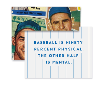 Паперова книга «Yogi Berra Notecards» - фото №3 - мініатюра