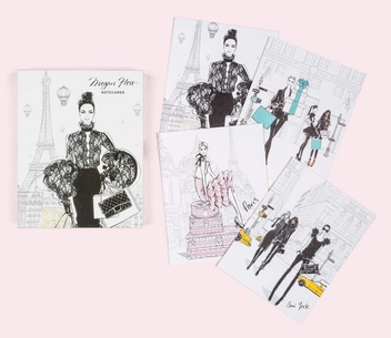Бумажная книга «Chic: A Fashion Odyssey - Megan Hess Boxed Notecard Set», автор Меган Хесс - фото №3 - миниатюра