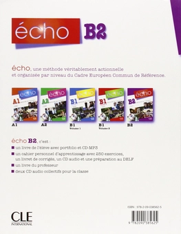 Бумажная книга «Echo B2 : Livre du professeur», автор Мари-Луиза Паризет - фото №2 - миниатюра