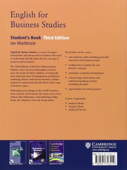 Паперова книга «English for Business Studies Student's Book: A Course for Business Studies and Economics Students», автор Ян Маккензі - фото №2 - мініатюра