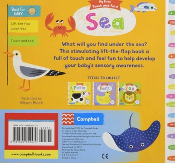 Бумажная книга «My First Touch and Find: Sea», автор Эллисон Блэк - фото №2 - миниатюра