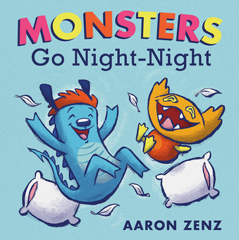 Бумажная книга «Monsters Go Night-Night», автор Аарон Зенц - фото №1 - миниатюра