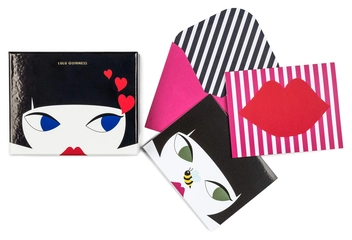 Бумажная книга «Lulu Guinness: Doll Face Boxed Notecards», автор Лулу Гиннесс - фото №2 - миниатюра