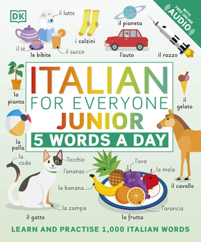 Бумажная книга «Italian for Everyone Junior 5 Words a Day. Learn and Practise 1,000 Italian Words» - фото №1 - миниатюра