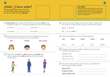 Бумажная книга «10 Minutes a Day Spanish Ages 7-11 Key Stage 2», автор Кэрол Вордерман - фото №4 - миниатюра