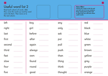 Бумажная книга «10 Minutes A Day Spelling Ages 5-7 Key Stage 1», автор Кэрол Вордерман - фото №4 - миниатюра