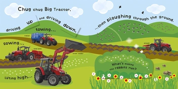 Паперова книга «Chug Chug Tractor» - фото №2 - мініатюра