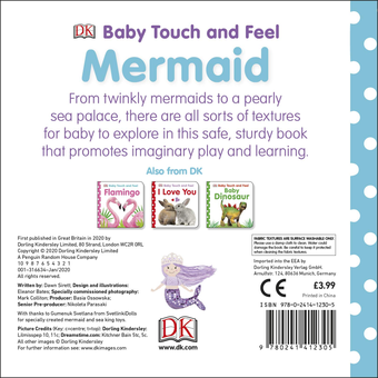 Бумажная книга «Baby Touch and Feel Mermaid» - фото №2 - миниатюра