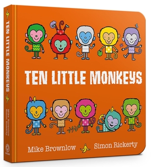 Бумажная книга «Ten Little Monkeys», автор Майк Браунлоу - фото №1 - миниатюра
