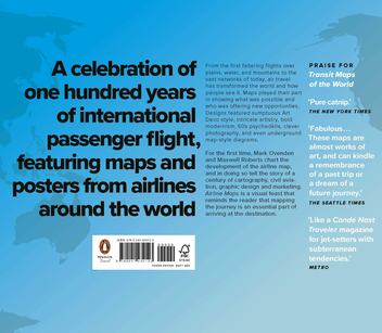 Бумажная книга «Airline Maps. A Century of Art and Design», авторов Марк Овенден, Максвелл Робертс - фото №2 - миниатюра