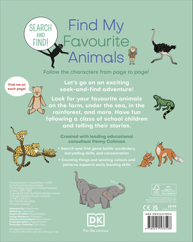 Паперова книга «Find My Favourite Animals» - фото №2 - мініатюра