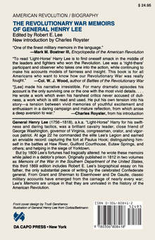 Паперова книга «The Revolutionary War Memoirs Of General Henry Lee», автор Роберт Лі - фото №2 - мініатюра