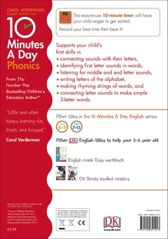 Бумажная книга «10 Minutes A Day Phonics Ages 3-5 Key Stage 1», автор Кэрол Вордерман - фото №2 - миниатюра