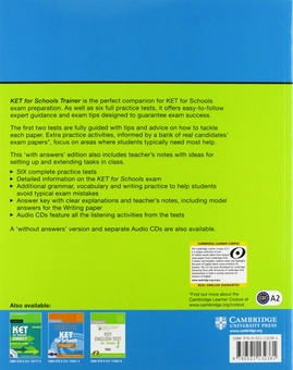 Бумажная книга «KET for Schools Trainer Six Practice Tests with Answers», автор Карен Саксби - фото №2 - миниатюра