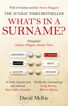 Паперова книга «What's in a Surname? A Journey from Abercrombie to Zwicker», автор Девід Маккі - фото №2 - мініатюра