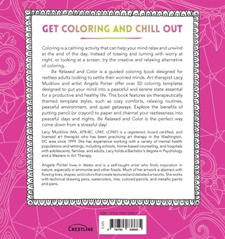 Паперова книга «Be Relaxed and Color. Channel Your Anxious Thoughts into a Calming, Creative Activity», автор Лейсі Маклоу - фото №2 - мініатюра